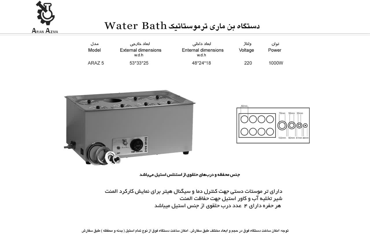 بن ماری جوش هشت خانه آرین آزما